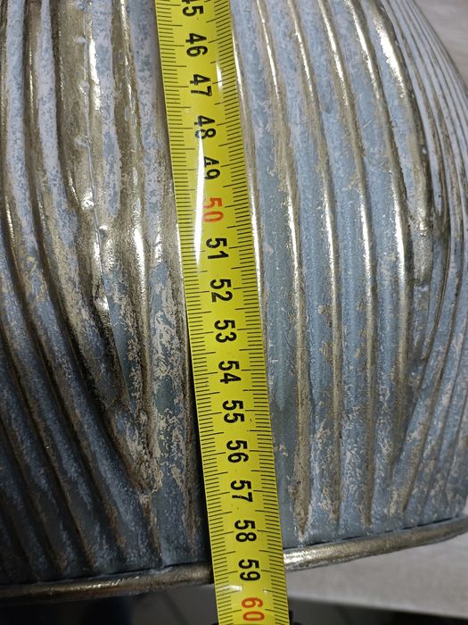 Wazon metalowy duży 59 cm