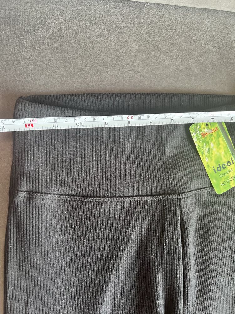 Legginsy getry prążkowane rozmiar S/M Nowe