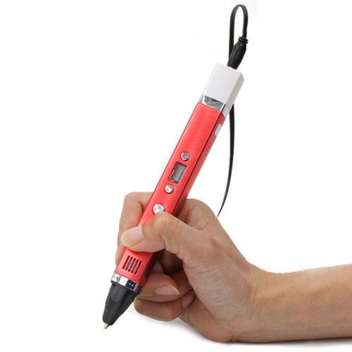 3D-ручка MYRIWELL RP-100C Red (ABC, PLA, PCL) + 100m (20 цветов) PLA