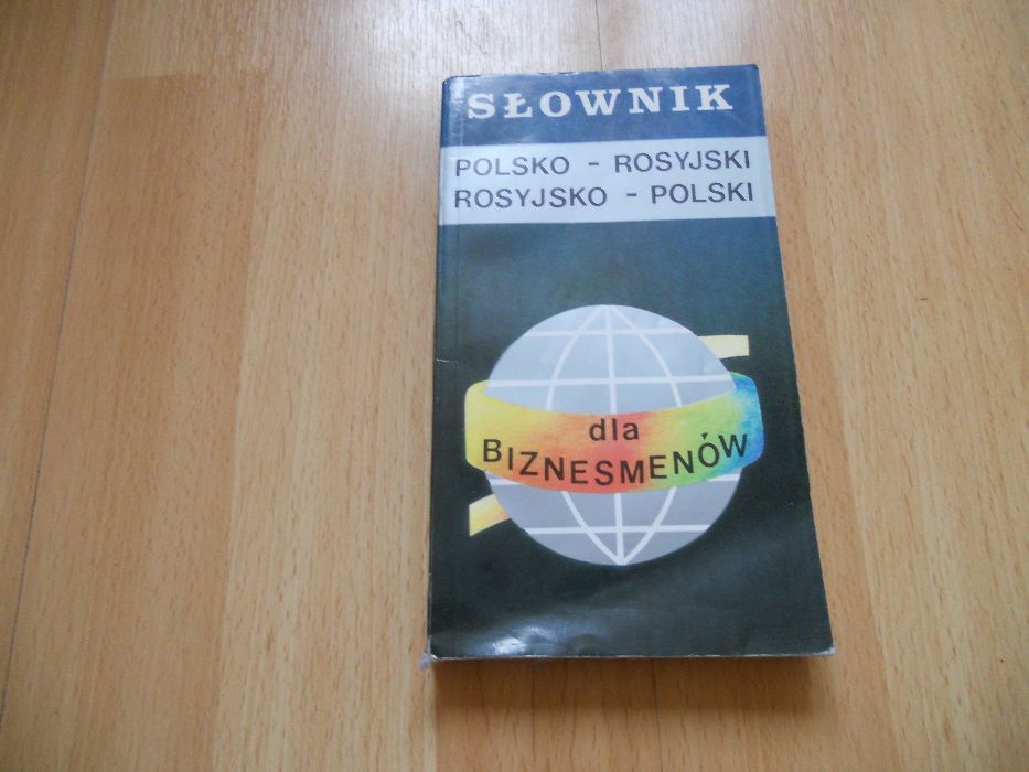 Słownik polsko-rosyjski rosyjsko-polski BIZNESOWY ekonomiczny rosyjski