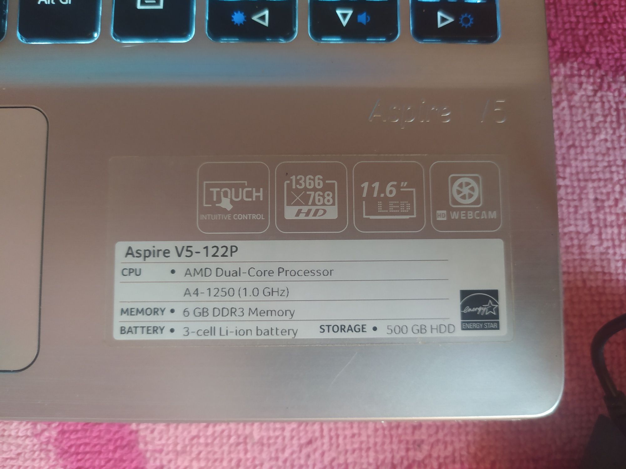 Нетбук, Aspire V5-122P