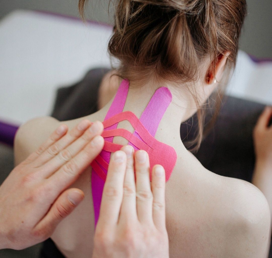 Taśma Kinesio Kinezjologiczna Tejpy Plastry Tape Kinesiotaping 4 szt