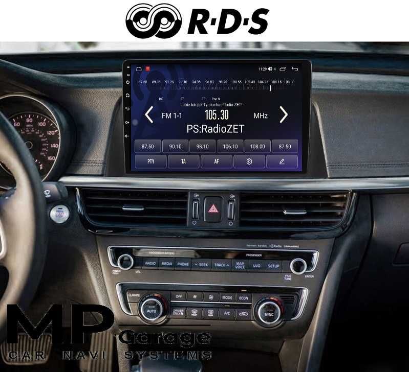 KIA OPTIMA_4 Radio Android 4G LTE Qled CarPlay AA Montaż