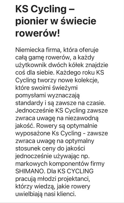 Rower miejski damski rozm. kół 28 KS Cycling TOSCANA przerz. SHIMANO