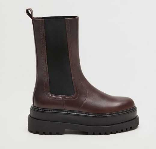 Демісезонні Челсі коричневі Mango