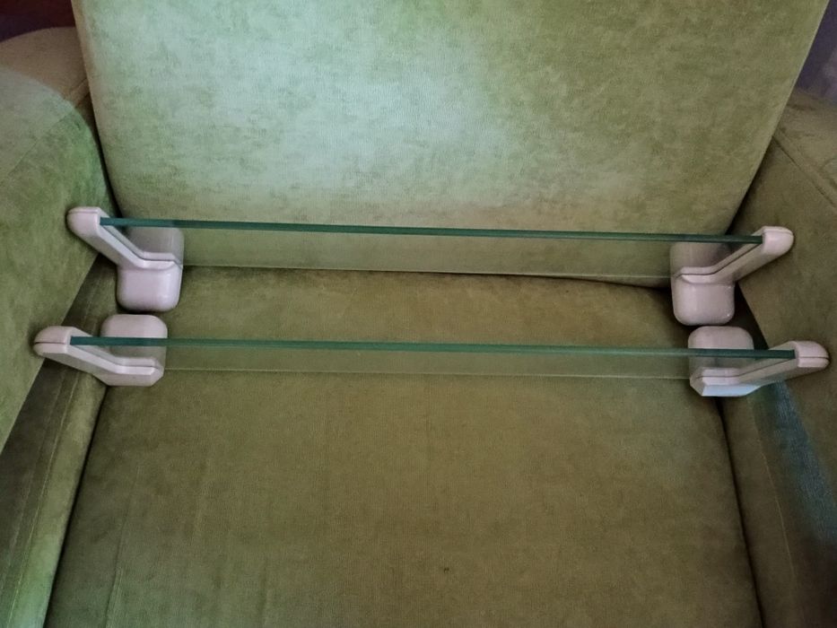 Szklane półki łazienkowe/pokojowe, 20 zł za sztukę