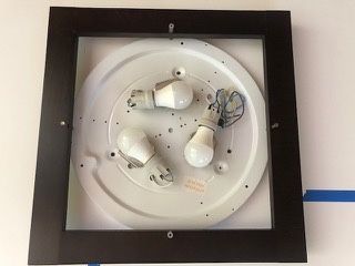 Lampy wiszące 8 szt. drewno/szkło mleczne