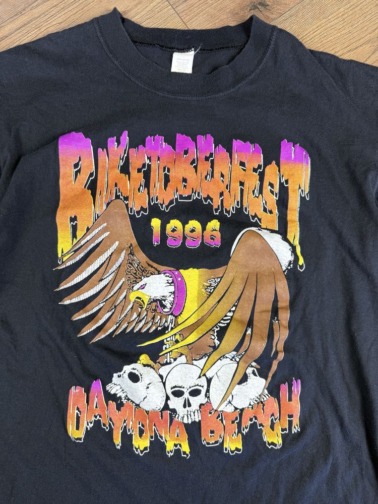 Футболка мерч Biketoberfest daytona beach 1996 90 made in USA merch