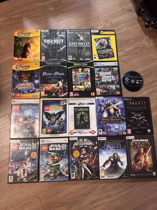 Gry pc 19 tytułów (star wars,lego,call of duty i inne)