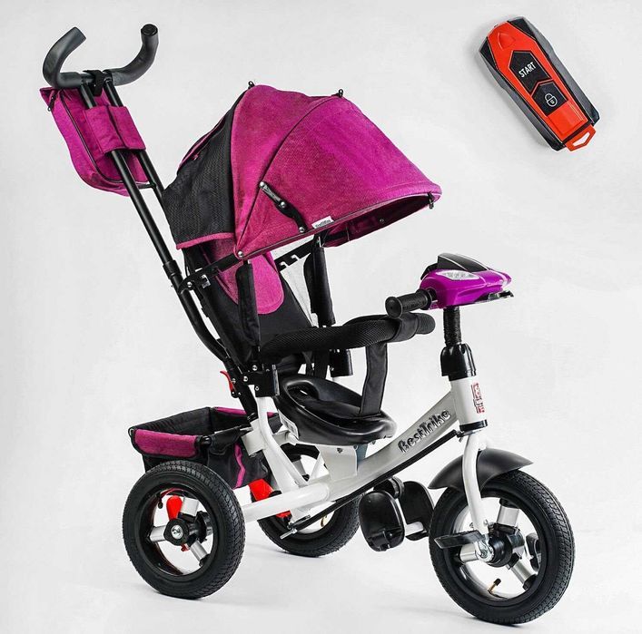 НОВЫЙ детский велосипед трёх колёсный Best Trike, надувные колеса