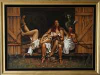 Obraz olejny "Trójka II"