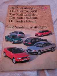 Prospekt katalog Audi - przegląd oferty 1993