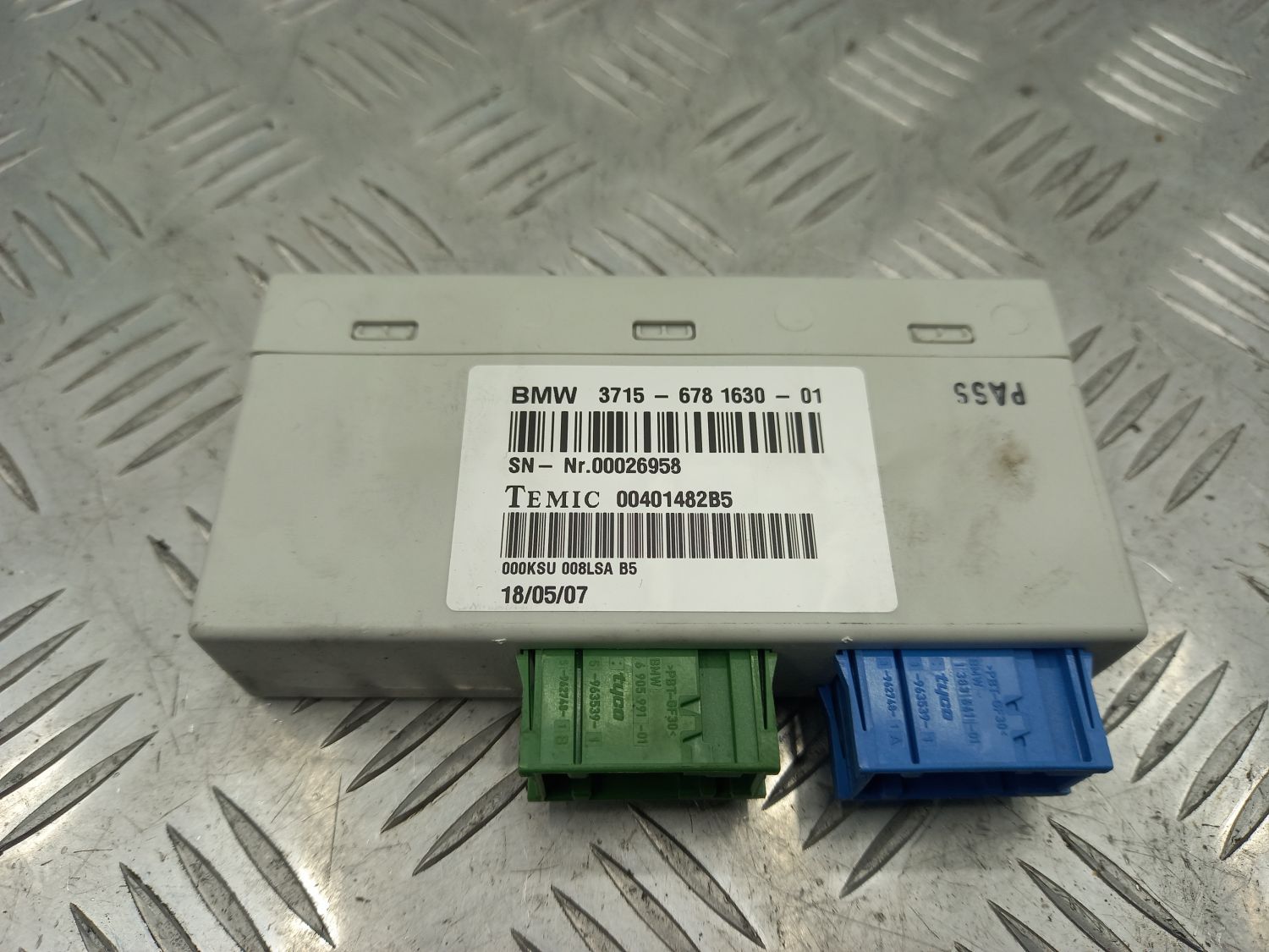 Блок управления пневмоподвеской 37156781630 для BMW X5 E70 2006-2013