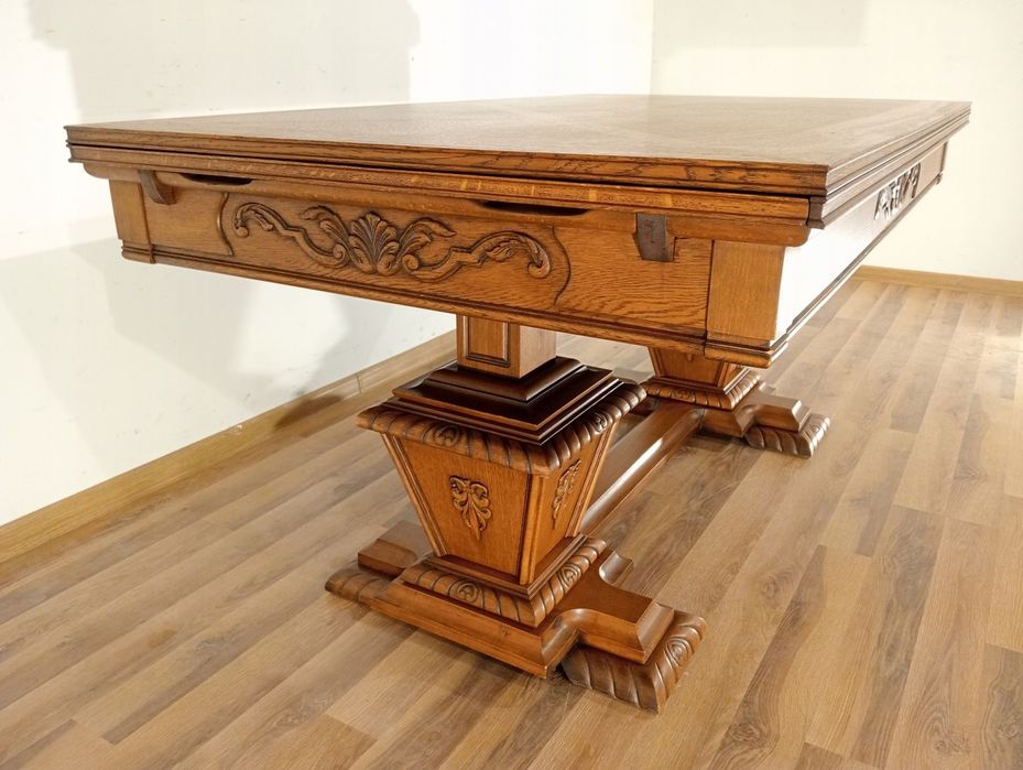 Stół atr deco vintage rozkładany dąb