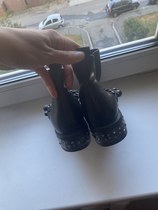 Ботинки кожаные. Ботинки демисизон