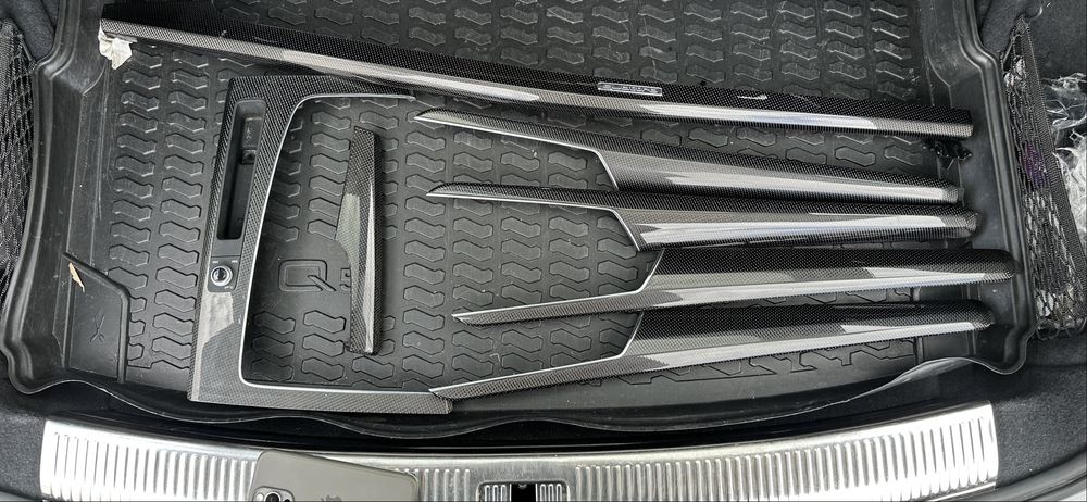 Audi q5/s5 80a декор карбон