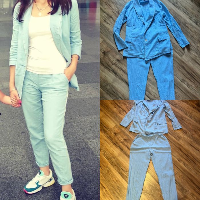 Лляний костюм, льон