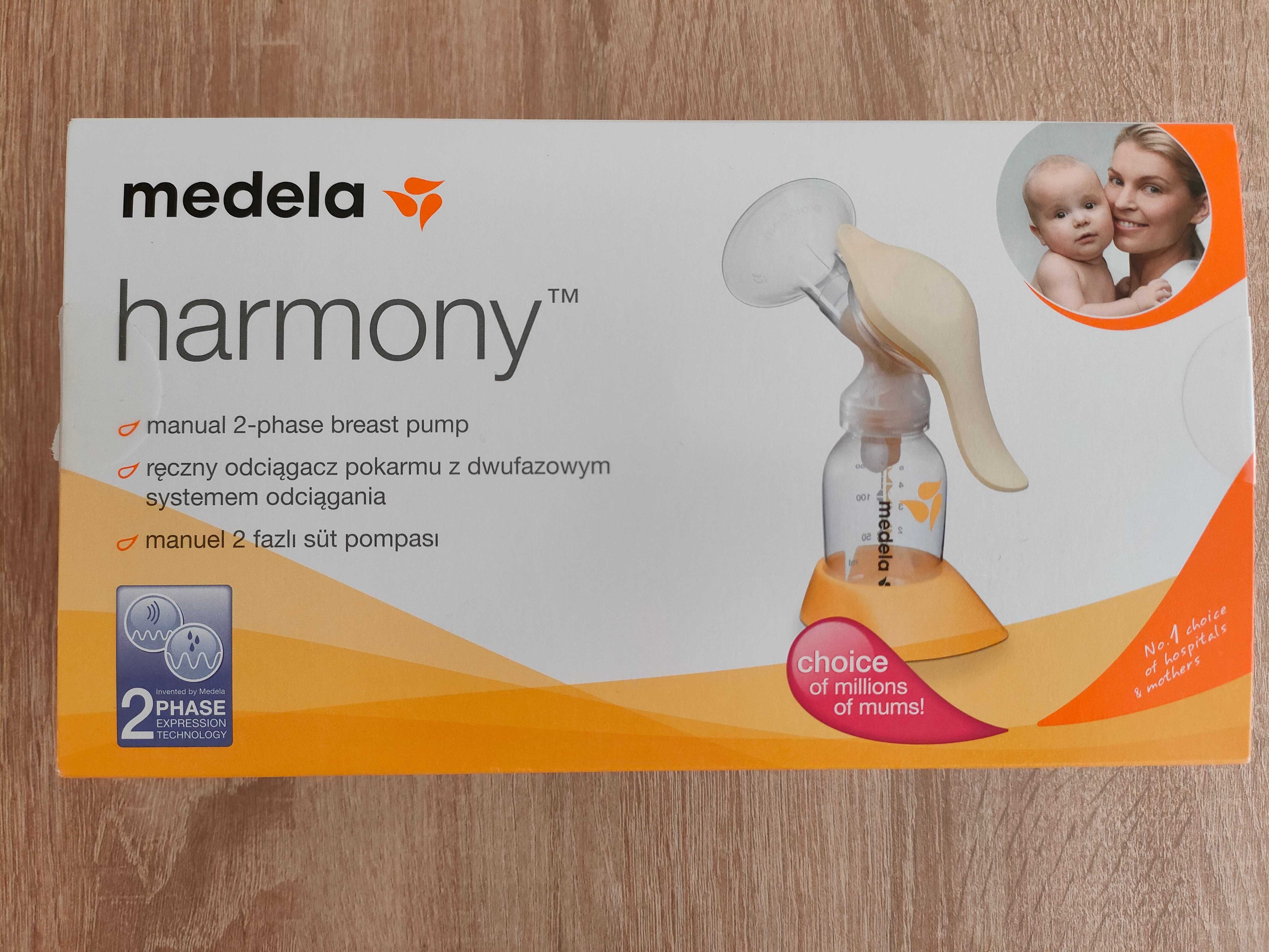 Sprzedam laktator ręczny Medela Harmony + woreczki do mrożenia pokarmu