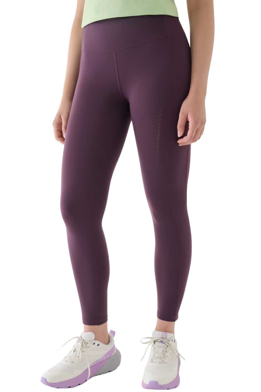 Legginsy damskie do biegania 4F z wysokim stanie: różne rozmiary