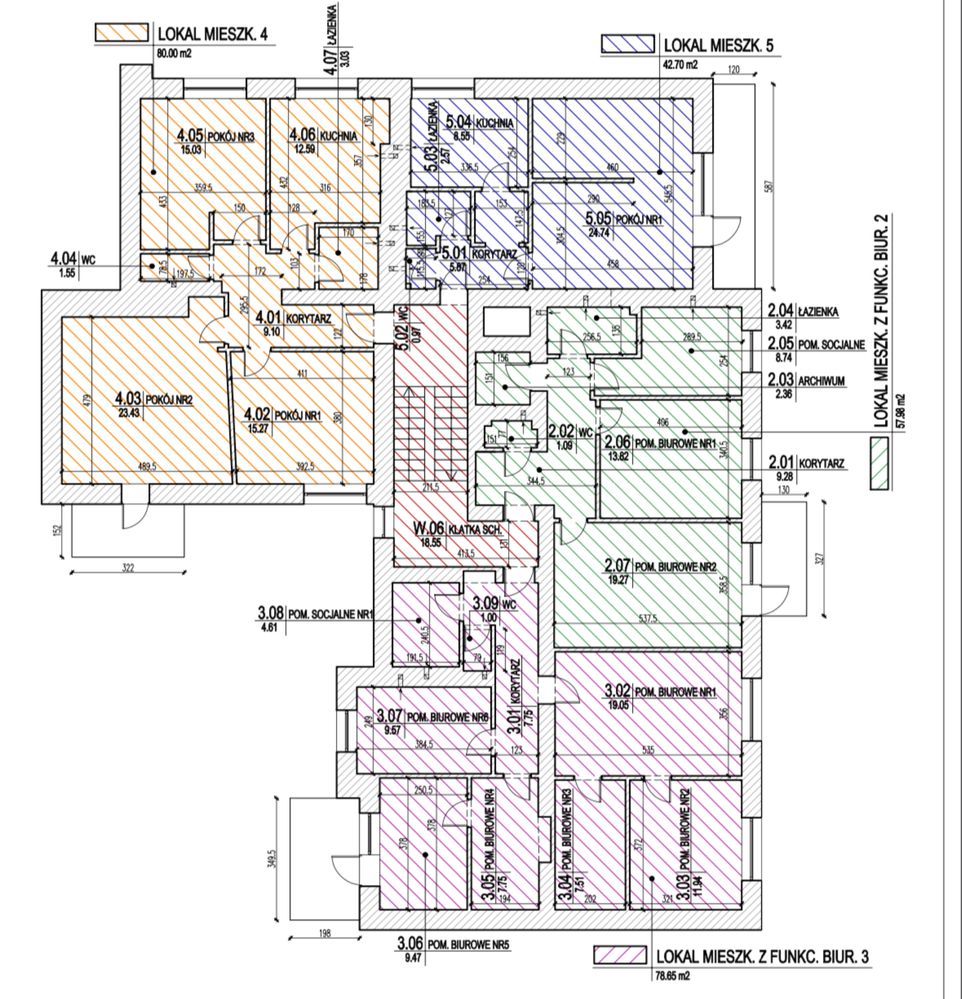 Inwentaryzacje budowlane. Projekty i rysunki AutoCAD