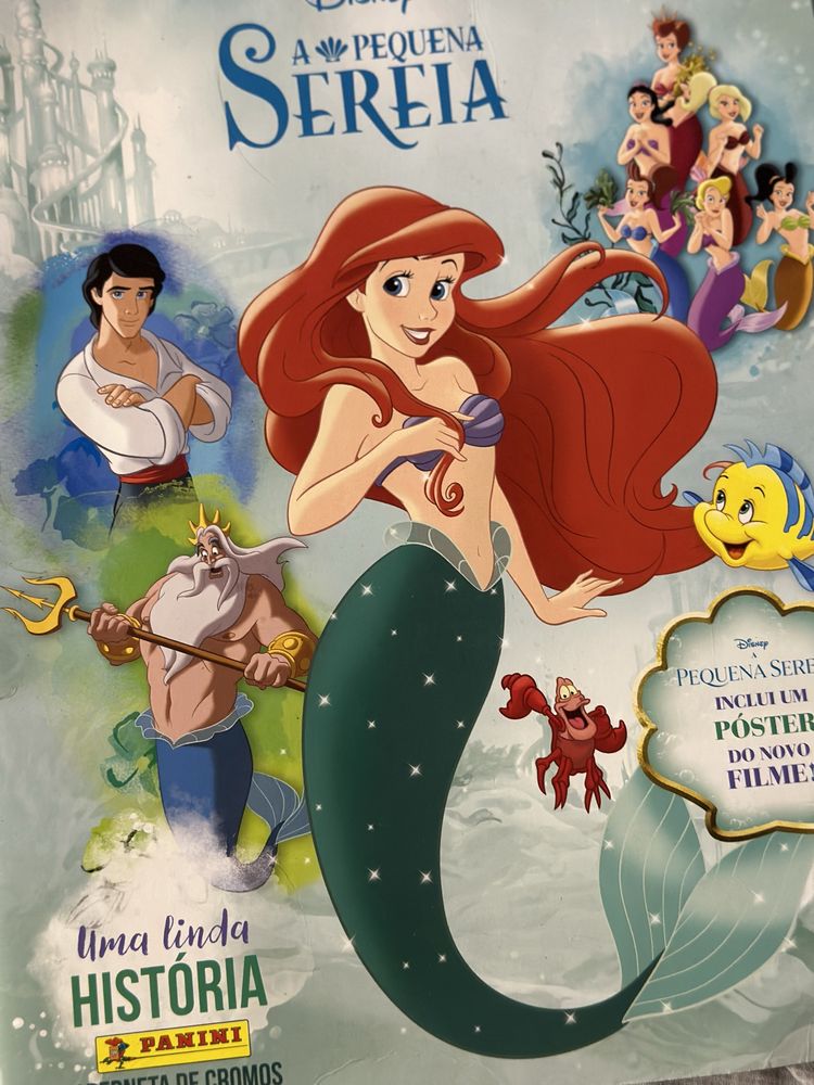 Наліпки для пльбому panini the little mermaid Русалонька Аріель