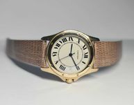 Золотий годинник Cartier 1900 Santos Ronde Automatic 33мм 18k
