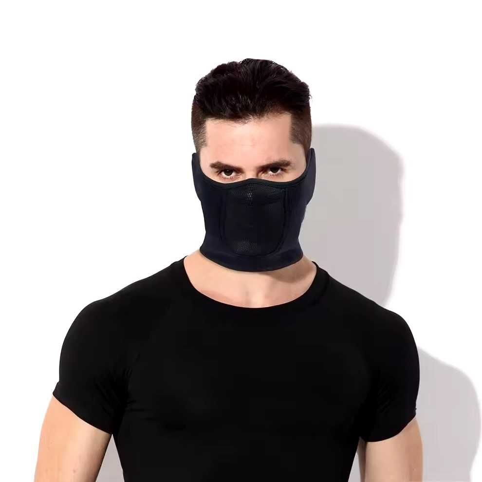 Máscara balaclava respirável fixação velcro
