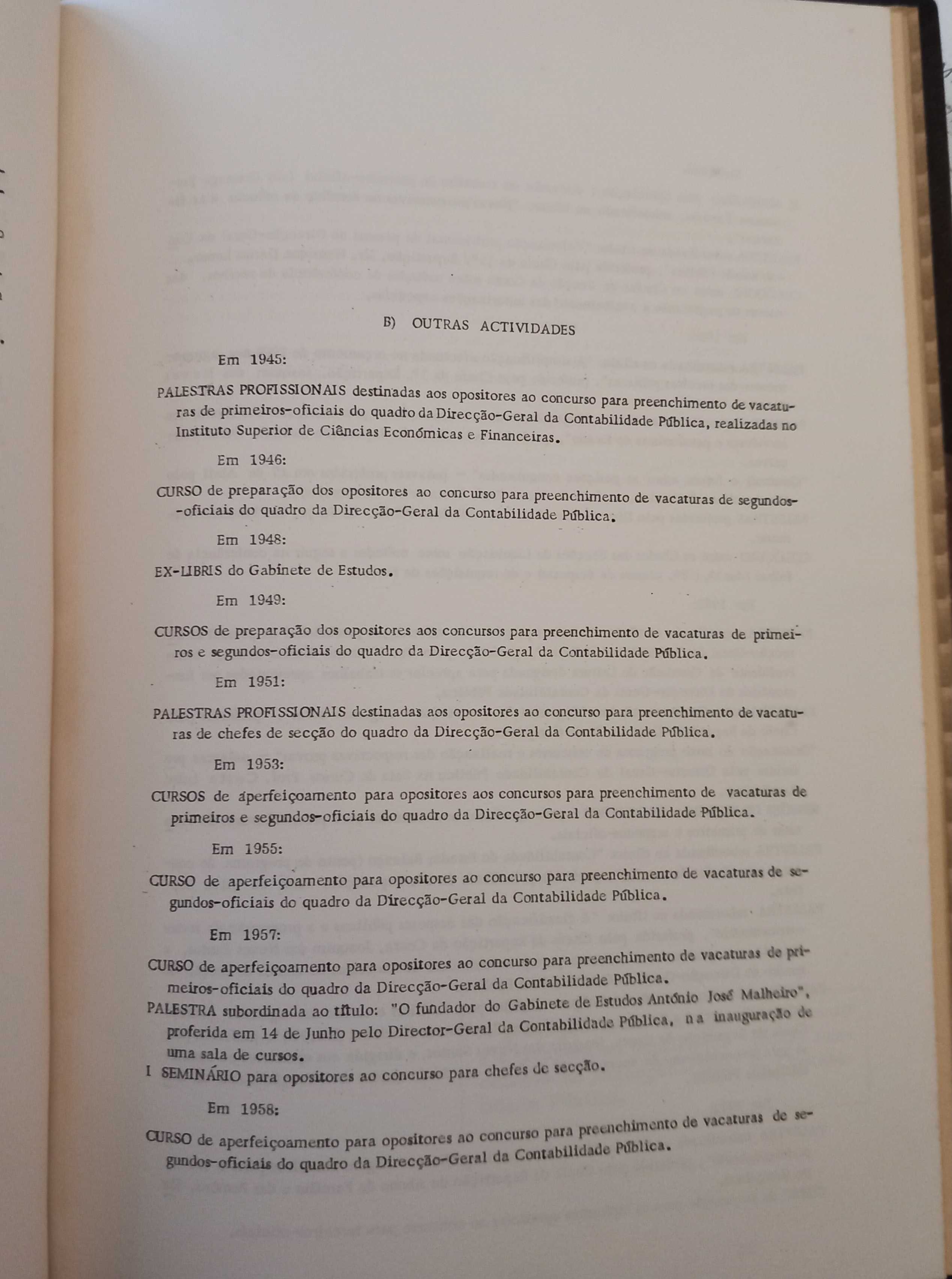 Ministério das Finanças - trabalhos dactilograficos - 1962