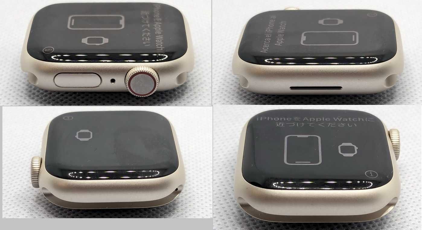 Диспдлей екран модуль Apple Watch 7 41 Blue Starlight корпус скло зад