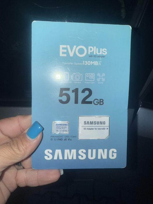 Karta pamięci SAMSUNG Evo Plus microSDXC 512GB+ Adapter