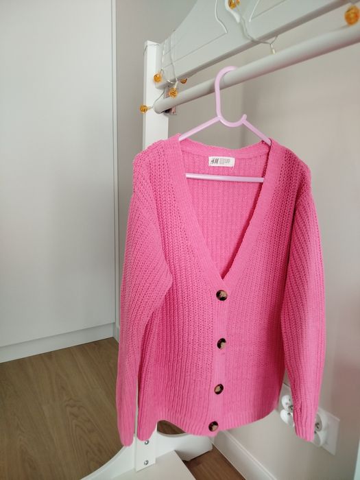 Zadbane Hm kardigan sweter bluza 4 szt. 134/140