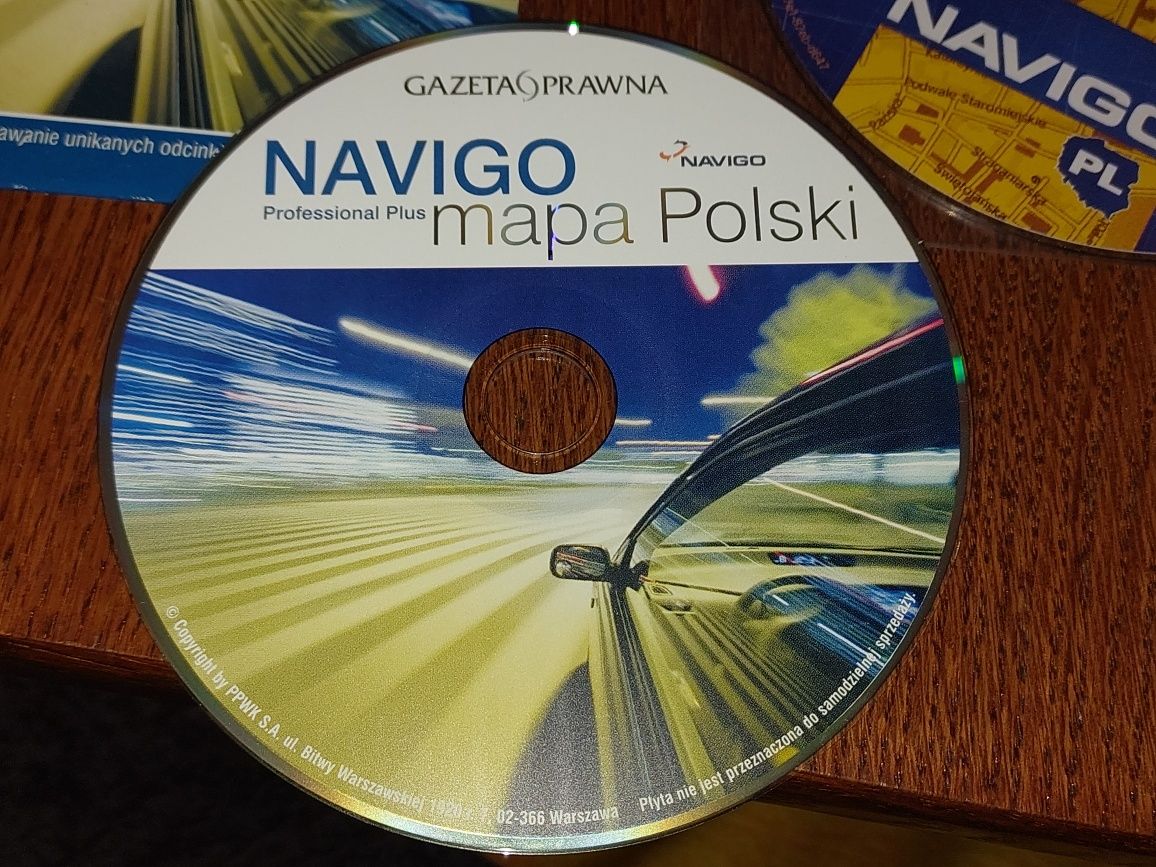 NAVIGO Mapa Polski SYSTEM nawigacji mapa NAVIGO 2 GPS PDA PL 2CD=15zł