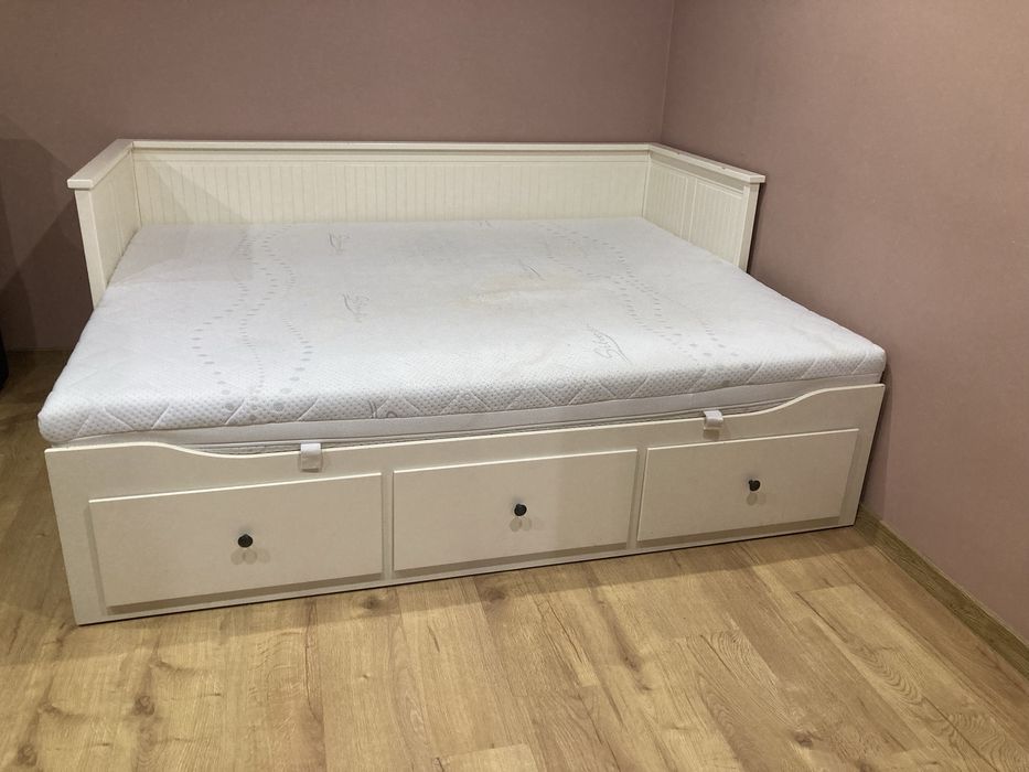 Łóżko rozkładane Hemnes Ikea Leżanka