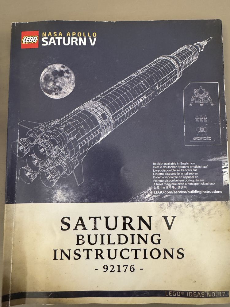 Lego Rakieta Nasa Apollo Saturn V