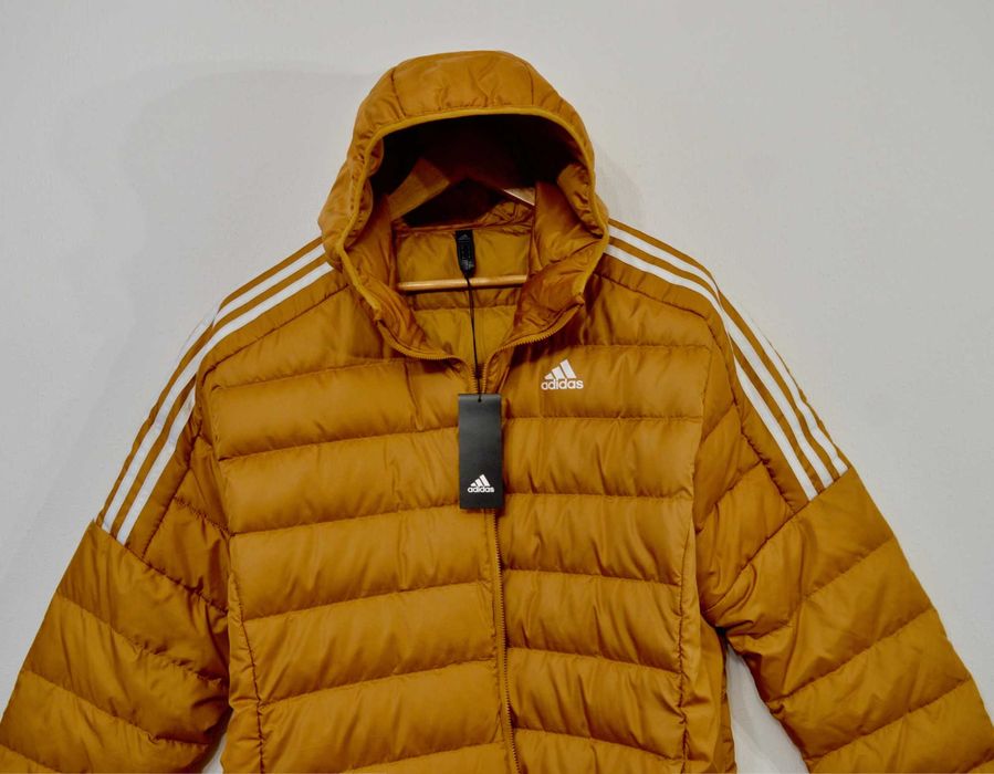 Пуховик  пальто куртка Adidas XL натура капюшон новая оригинал