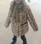 Kurtka Zara r. 152 złota błyszcząca 11-12 lat