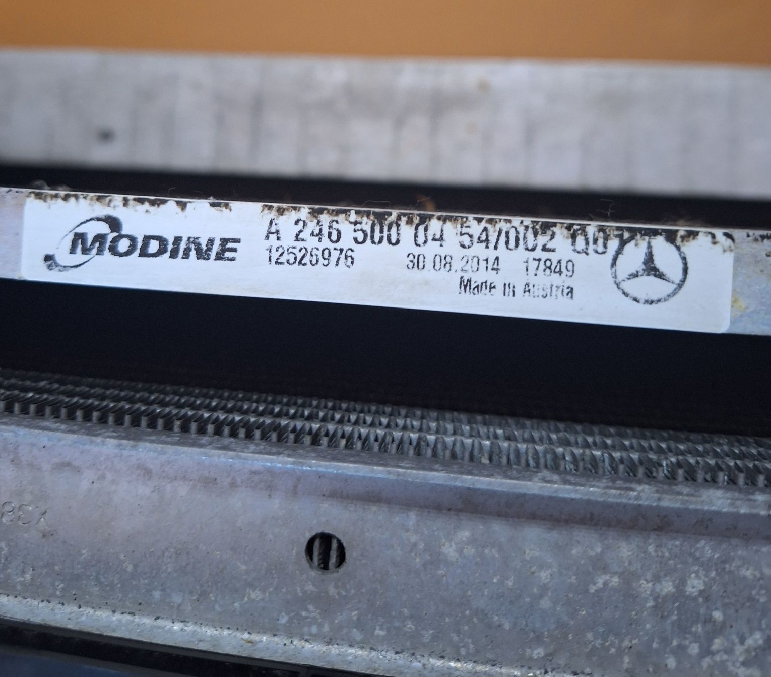 Komplet chłodnic Mercedes M270 A2465O00900