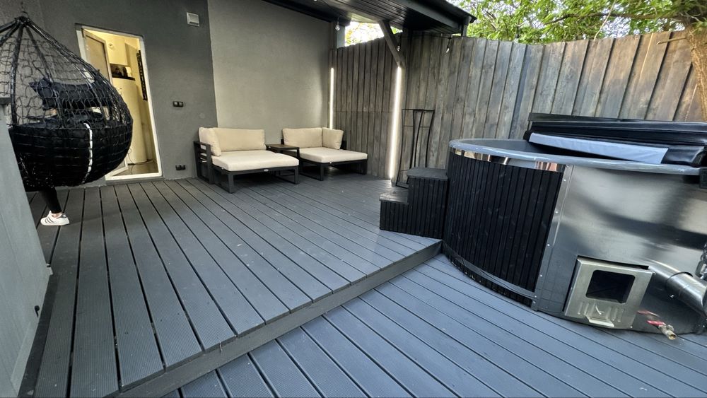 Luksusowy apartament z jacuzi , tarasem i balią