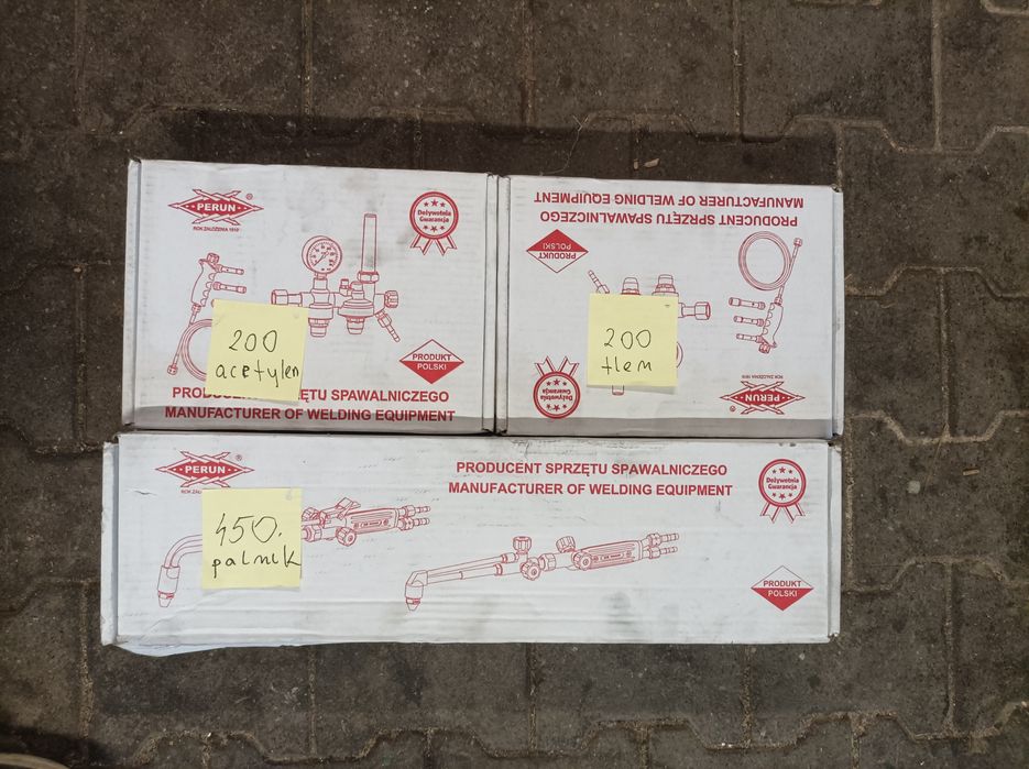 Sprzedam palnik acetylenowy, rug-cug, lewar kolejowy, reduktor