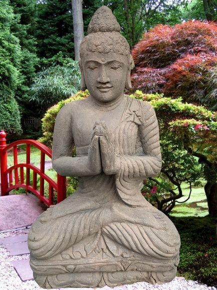 Śpiący Budda, Buddha Rzeźba z litego kamienia 100cm długości