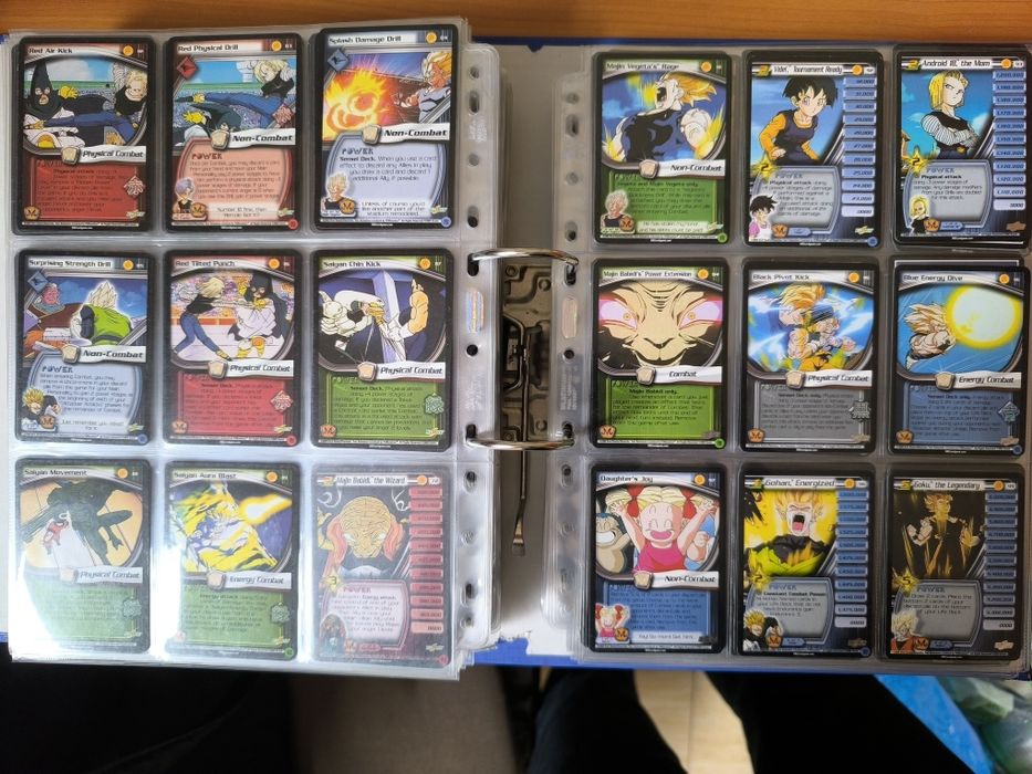 Karty Dragon Ball Z CCG SCORE niemal kompletna Babidi saga 1-121