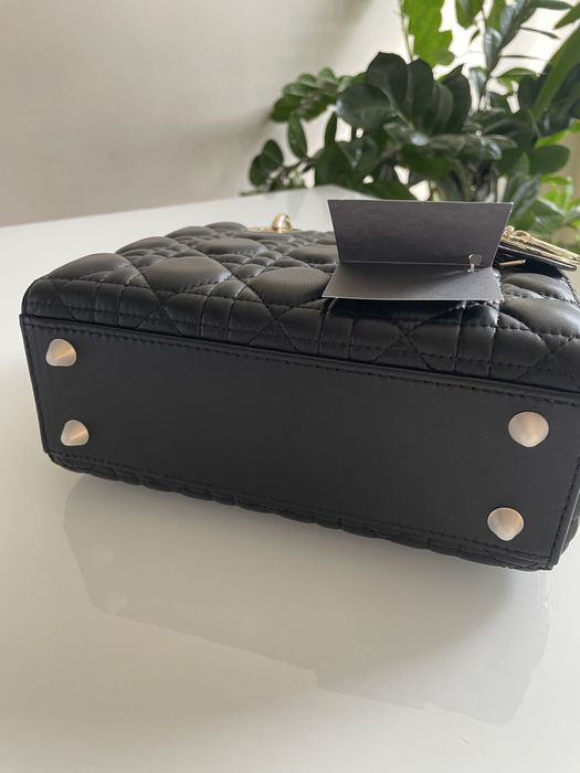 Diana czarna torba Dior size M