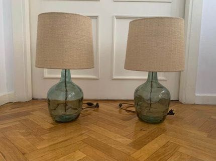 2 lampadas de mesa