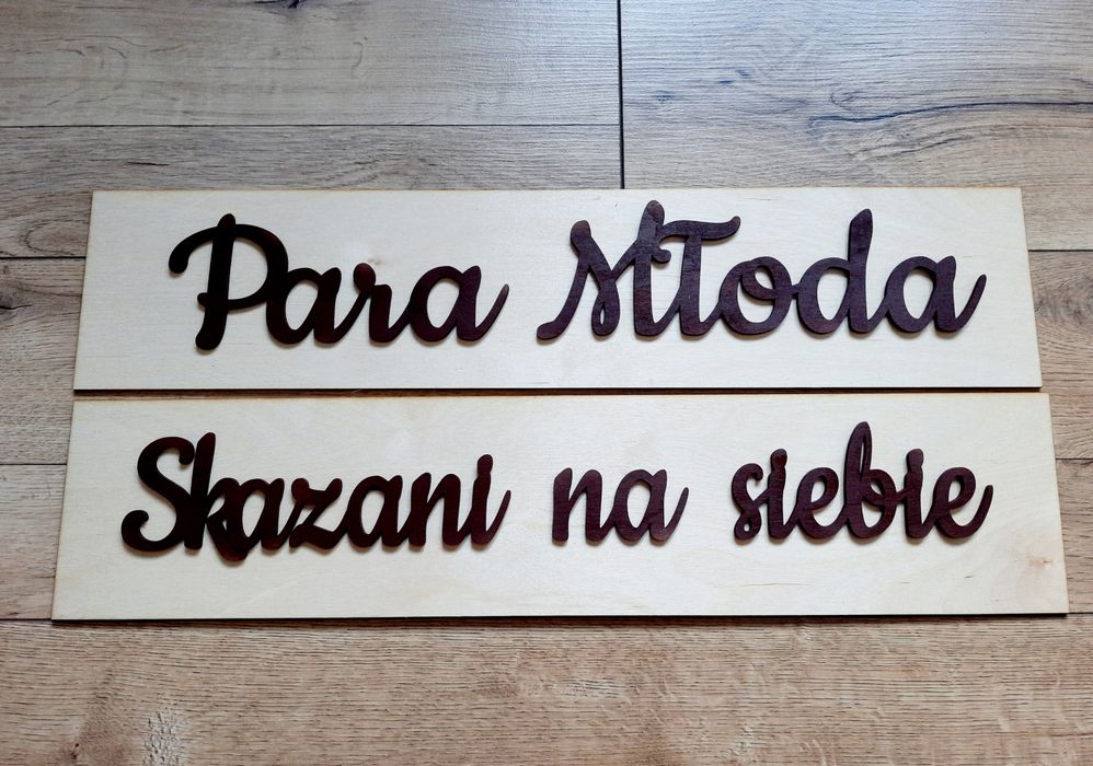 Para Młoda skazani na siebie tablice rejestracyjne ślub wesele