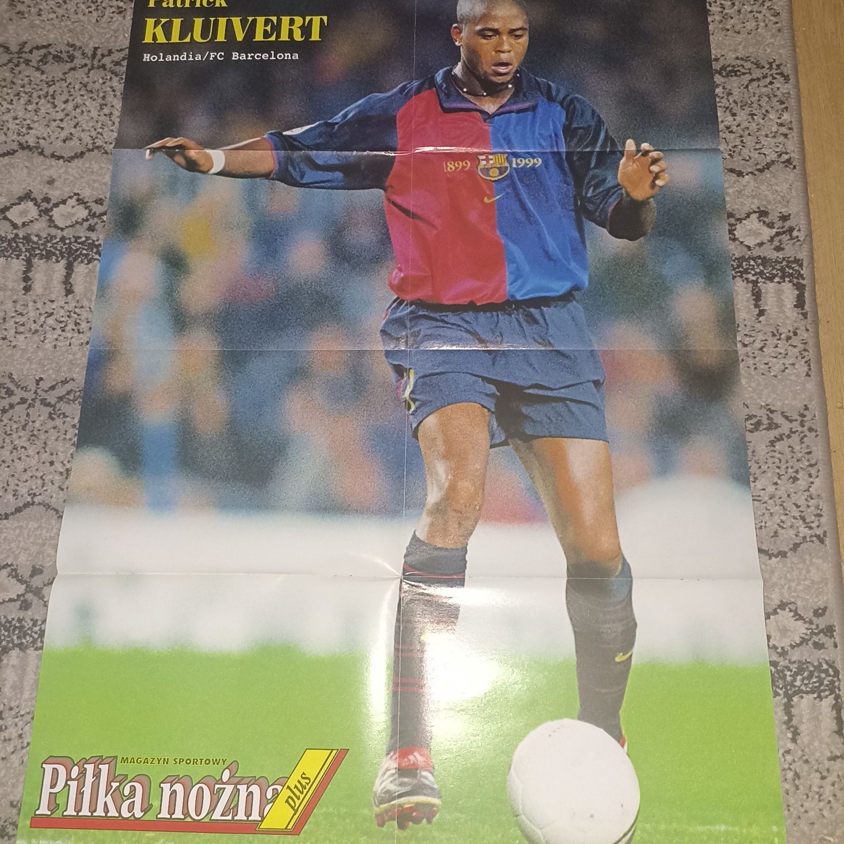 Plakat Kluivert/Ravanelli mega 81x56cm