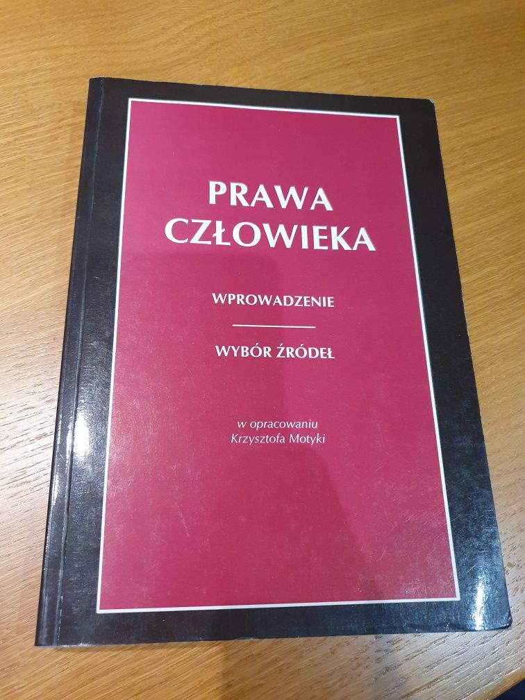 Prawa człowieka Krzysztof Motyka książka