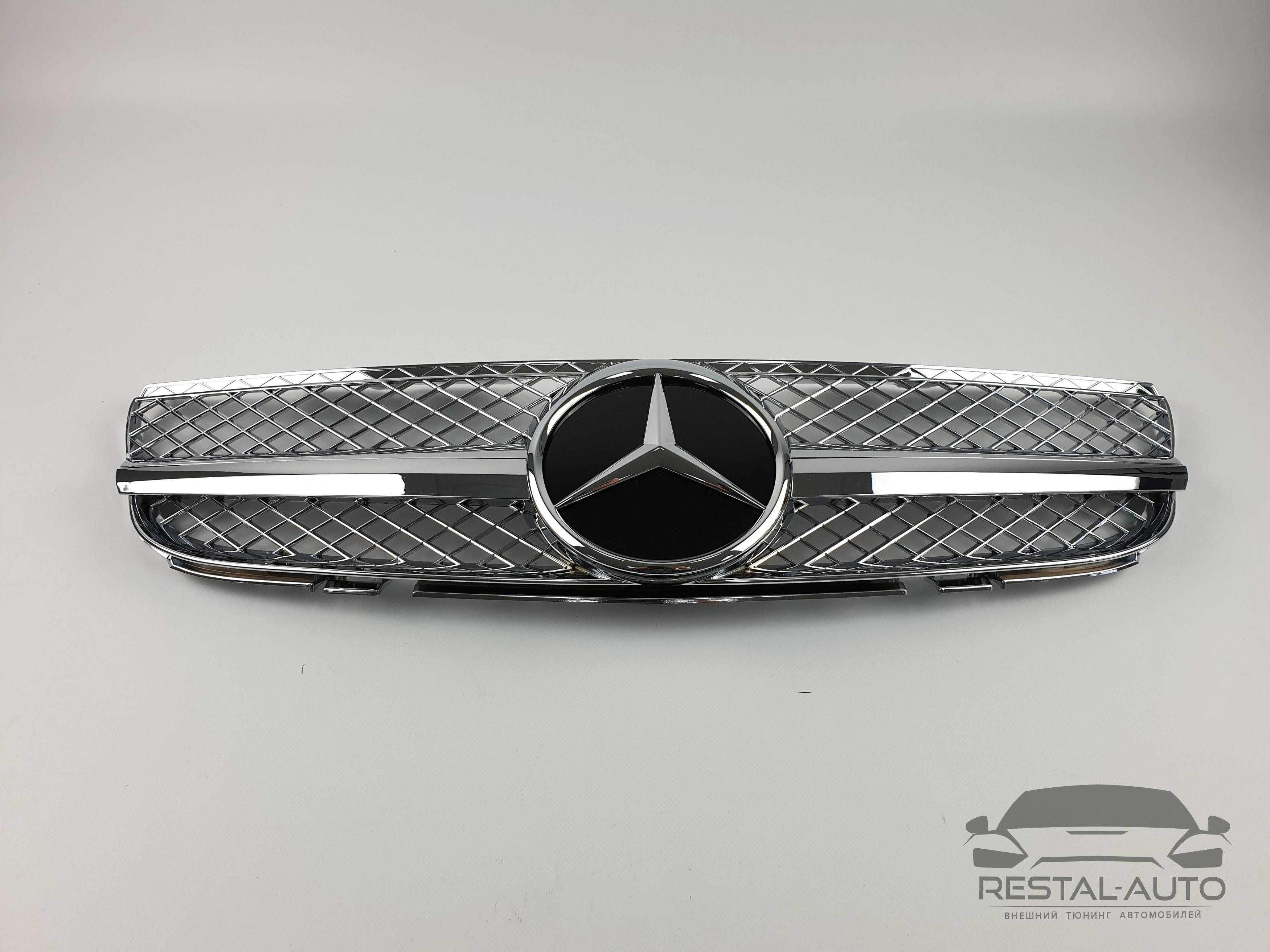 Решетка на Mercedes SL-Class  R230 2006-2008 год