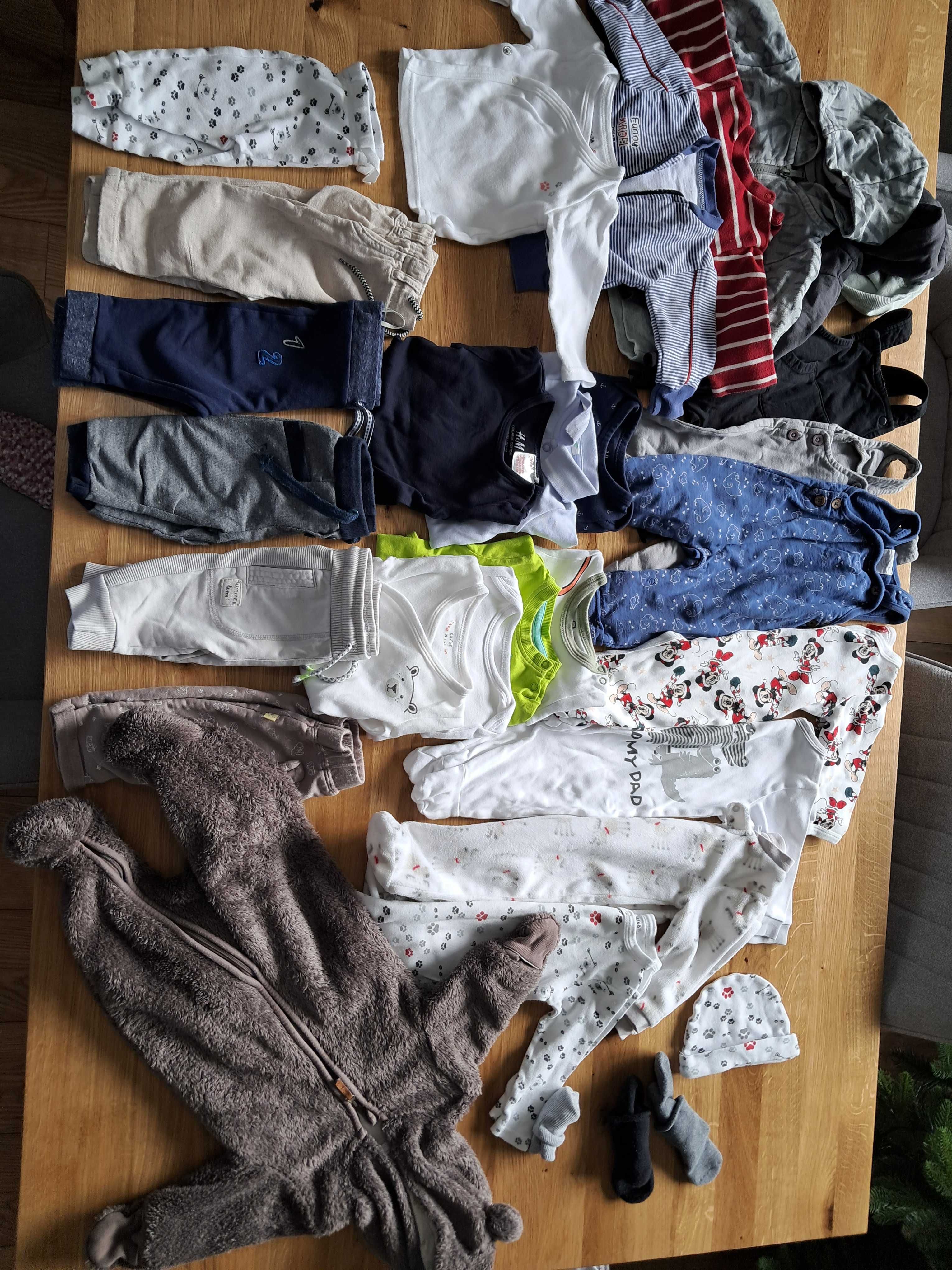 Wyprawka dla noworodka/niemowlaka, zestaw/paka ubrań, dla chłopca 62