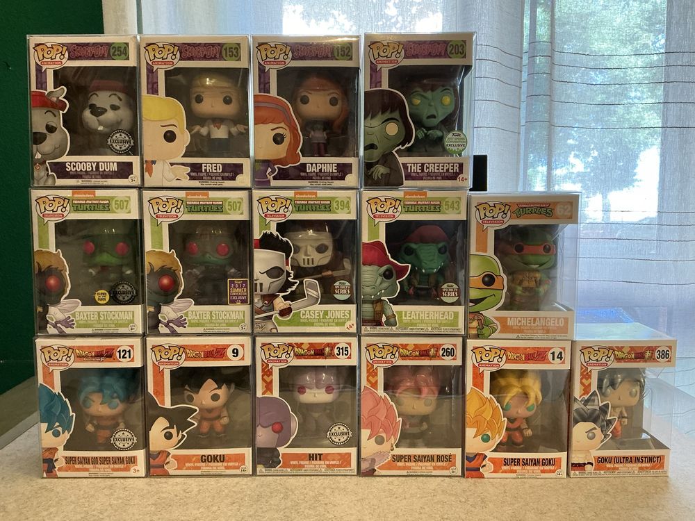Funko - Scooby-Doo, Ninja Turtles, DragonBall e outros