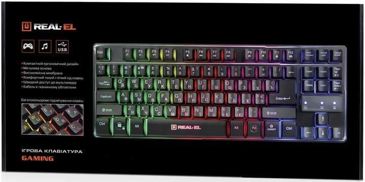 Качественная ИГРОВАЯ КЛАВИАТУРА Геймера RealEL Запорожье ИГРЫ НЕДОРОГО